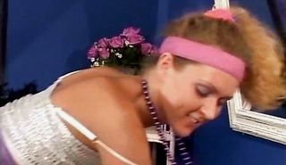 Mesmerizing teen honey is sucking male's pipe while he is making a video