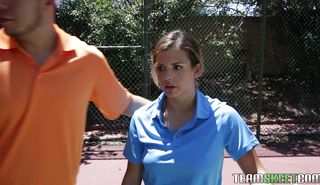 Filthy gf Keisha Grey doesn't mind sucking complete fuckmate's stiff dick