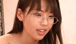 Wonderful Hikaru Ayuhara gets eaten and spooned by a hung guy