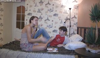 Kinky Leyla reveals her big hooters before getting pounded