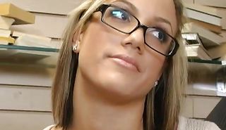 Lewd hottie Kara Novack took off her clothes and started riding lover's big dick