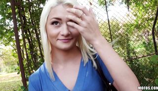 Amazing girlie Alive Bell is gently sucking pussy tester's wang and getting fucked from the back