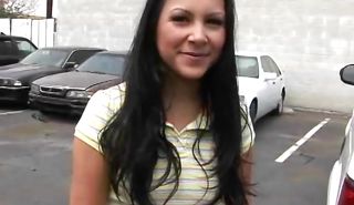 Foxy latin woman Vanity fucks with her horny attractive mate